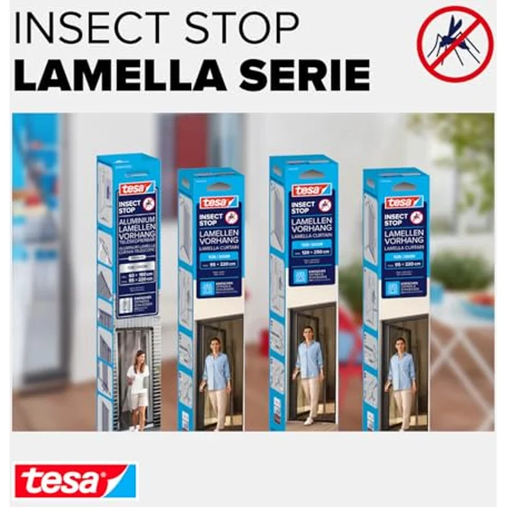 Tesa Fliegengitter Lamellentür tesa Insect Stop Standard 0,95x2,20m we – Bild 9