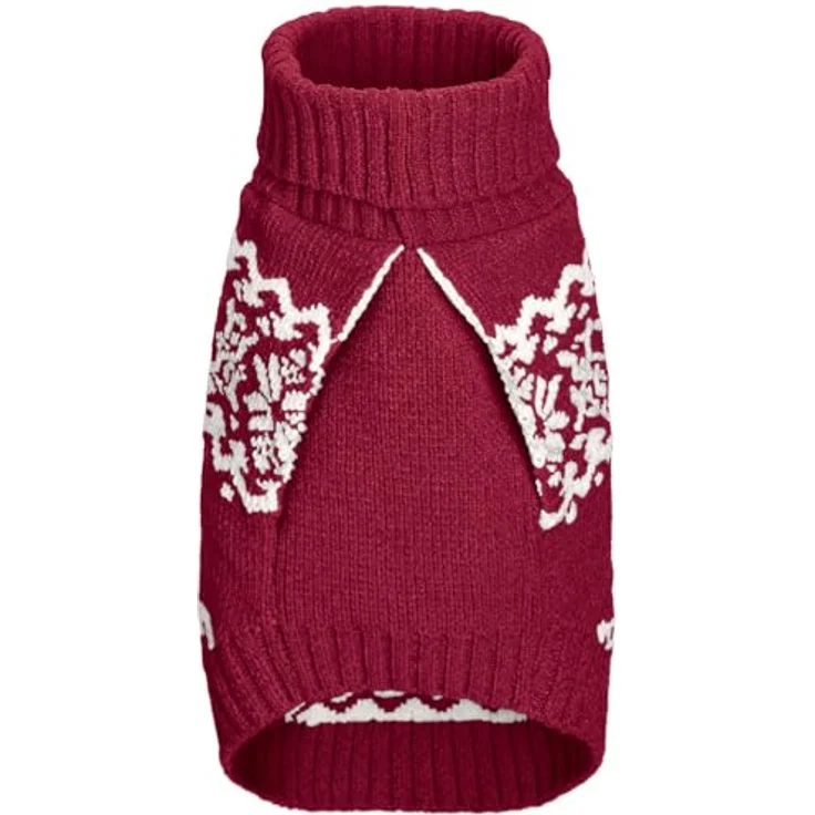 HUNTER Hundepullover Birka graublau, Größe 50 mit modischem Norwegermuster – Bild 3