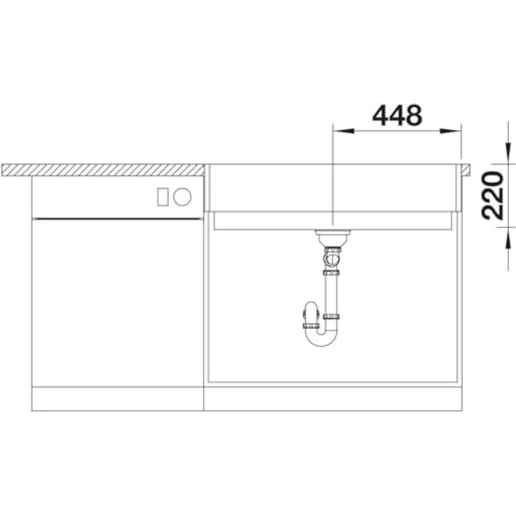 Blanco VINTERA XL 9-UF, Landhausspüle 89,6 x 51 cm mit vertikaler Frontschürze, anthrazit – Bild 5