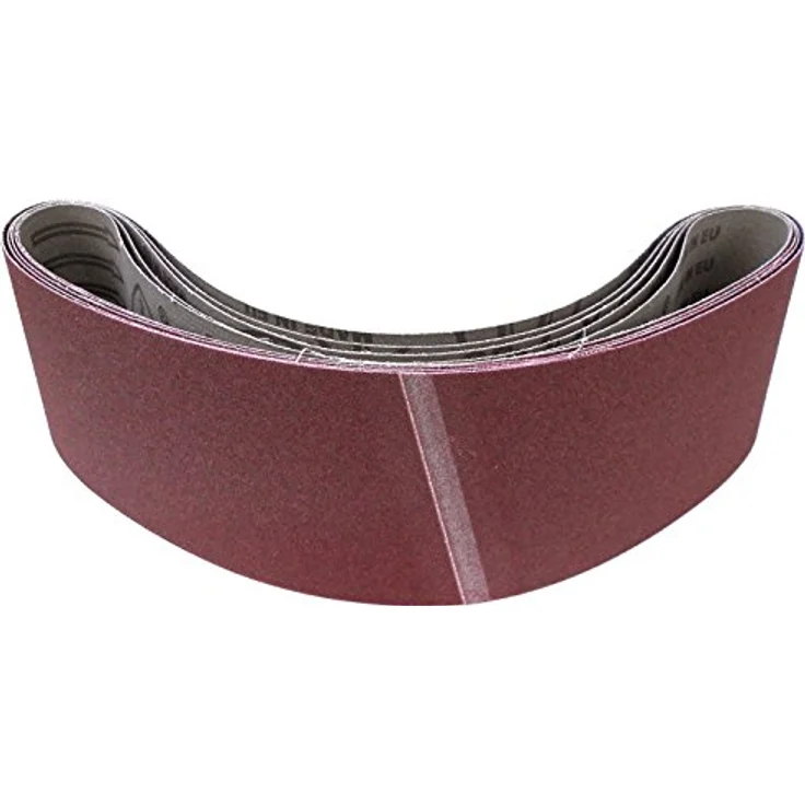 Klingspor LS307X Schleifband, 100 x 915 mm, Körnung P150, reißfeste Gewebeunterlage, 5 Stück, für Holz & Metall, Profiqualität – Bild 1
