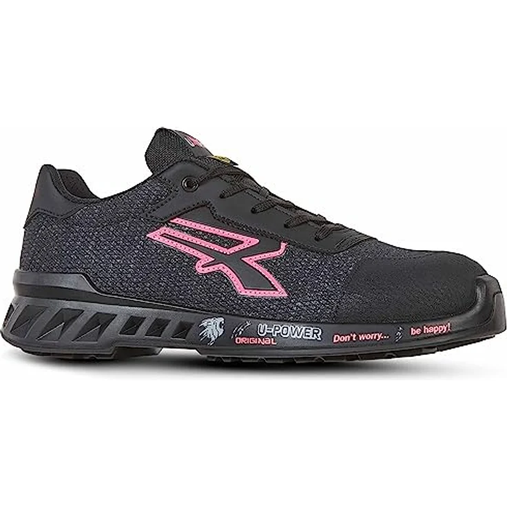 U-Power Michelle Esd S1P Src Sicherheitsschuh, extrem leichter Halbschuh mit atmungsaktivem Nylon-Obermaterial und durchtrittsicherer Zwischensohle – Bild 1
