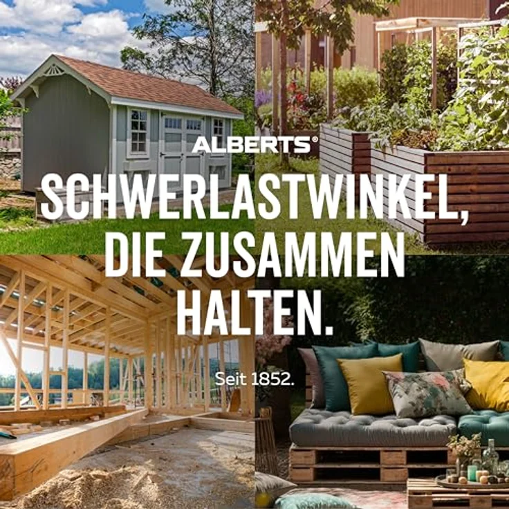 GAH Alberts SL-Winkelv m Sicke,verzinkt,150x150x65CF – Bild 7