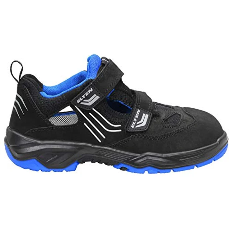 ELTEN AMBITION blue Easy ESD S1 Sicherheitsschuh, Nubukleder/Meshmaterial, atmungsaktives Textilfutter, gepolsterte Lasche, ESD-fähige Sohle, blau – Bild 10