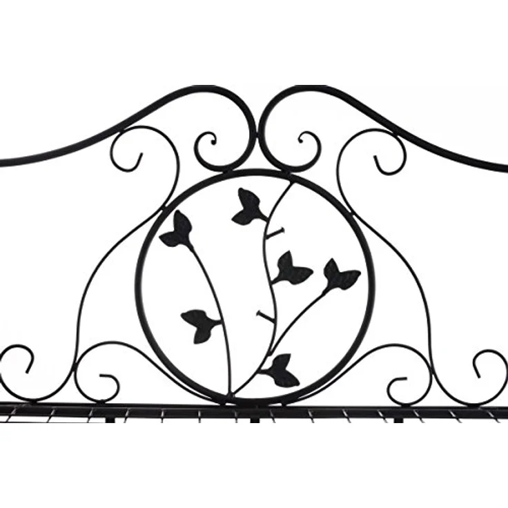 CLP Spalier Standregal Arona - Landhausstil, pulverbeschichtetes Eisen, 158 cm hoch – Bild 8