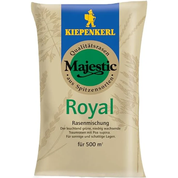 Majestic Royal Premium-Schattenrasen mit Poa supina 10kg für ca 500m² – Bild 2