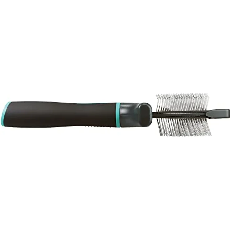 Zolux-Bürste, doppelt, flexibel, Größe M, 7,2 x 5,5 x 21 cm, ANAH Produktreihe für Hunde ZO-470810 – Bild 2