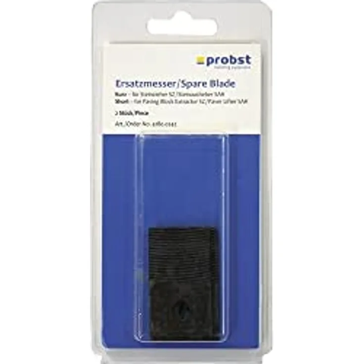 Probst Ersatzmesser für Steinzieher SZ 55mm, hochwertige Schneidwerkzeuge in Blisterverpackung