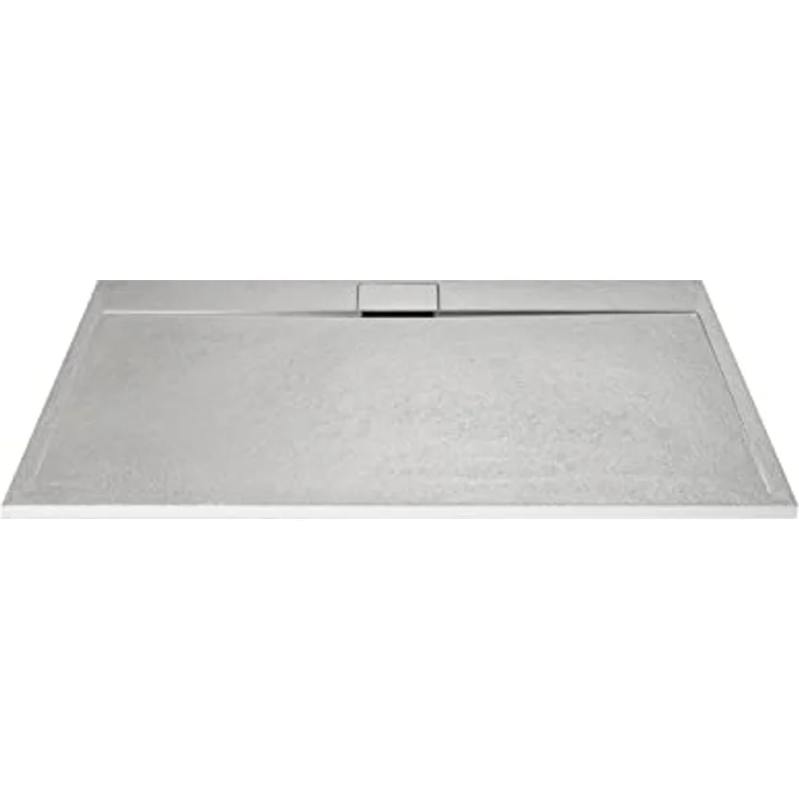 Ideal Standard Ultra Flat S i.life Rechteck-Brausewanne, 1400x800x30mm, hochwertiger Solid Polymer-Mineralguss, Natursteinoptik, mittiger Ablauf 90mm – Bild 7