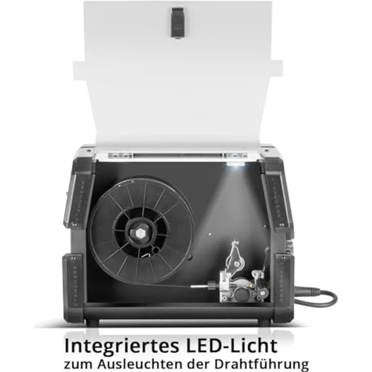 STAHLWERK Schutzgasschweißgerät MIG MAG 200 ST Digital IGBT, 40 - 200 A, Packung, Inverter mit 200 A, Spot-Funktion, Schutzgas-Schweißgerät, blau - Preisvergleich – Bild 3