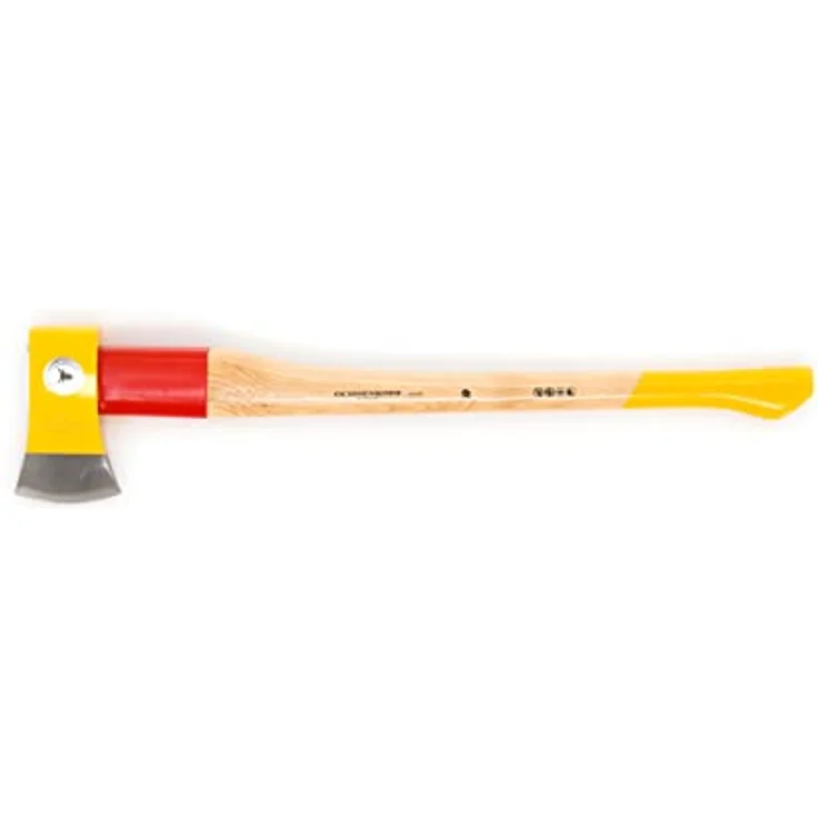 Ochsenkopf Spalt-Fix-Axt, Spaltaxt mit Rotband-Plus Stielbefestigung, Langlebiger Stiel aus Hickoryholz, 3,55 kg – Bild 6