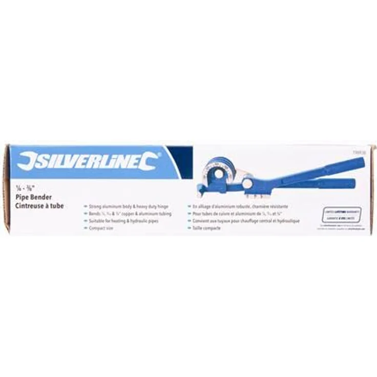 Silverline MS129 Mini-Rohrbieger 6–10 mm, Aluminiumdruckguss, kompaktes Format – Bild 2