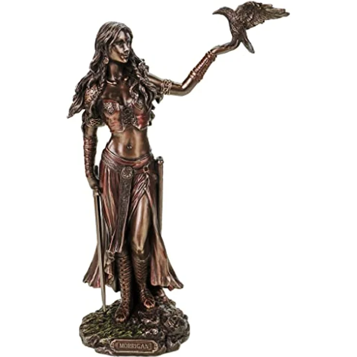 Morrigan keltische Göttin der Geburt der Schlacht und dem Tod Skulptur Figur – Bild 2