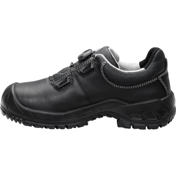 ELTEN LAURENZO BOA Low, Sicherheitsschuhe S3 ESD mit Rindleder und Safety-Grip Sohle, schwarz, Größe 40 – Bild 3