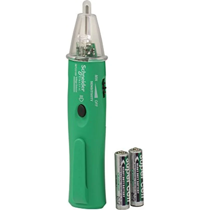 Schneider Electric - Thorsman Kontaktloser Spannungsprüfer, Kategorie 4, 2 Batterie 1,5 V AAA, 1 kV, IMT23209, grün – Bild 2