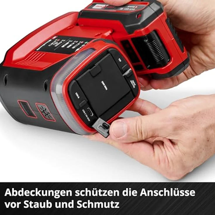 Einhell PXC Akku-Energiestation TE-ES 18/150/1 Li-C-Solo, mobile Stromversorgung mit 230-V-Steckdose, USB-C-PD und LED-Anzeige – Bild 10