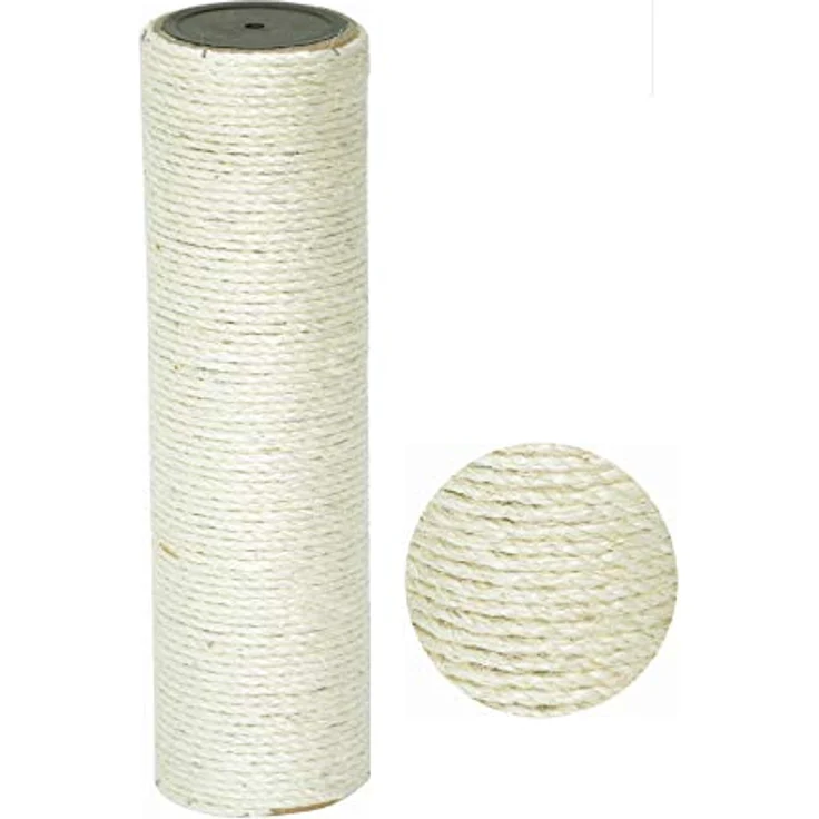 Nanook Kratzbaum Ersatzstamm Sisalstamm - Durchmesser 11 cm Ø - Länge 40 cm - Geeignet für nanook Progamm (Schwarz) – Bild 1