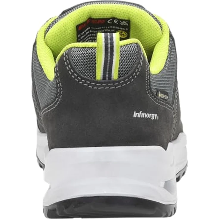 GCS ELTEN Berufshalbschuh RILEY XXF BOA GTX, Sicherheitsschuh grau-lime, Low ESD O2 WR CI, Gr. 44 – Bild 5