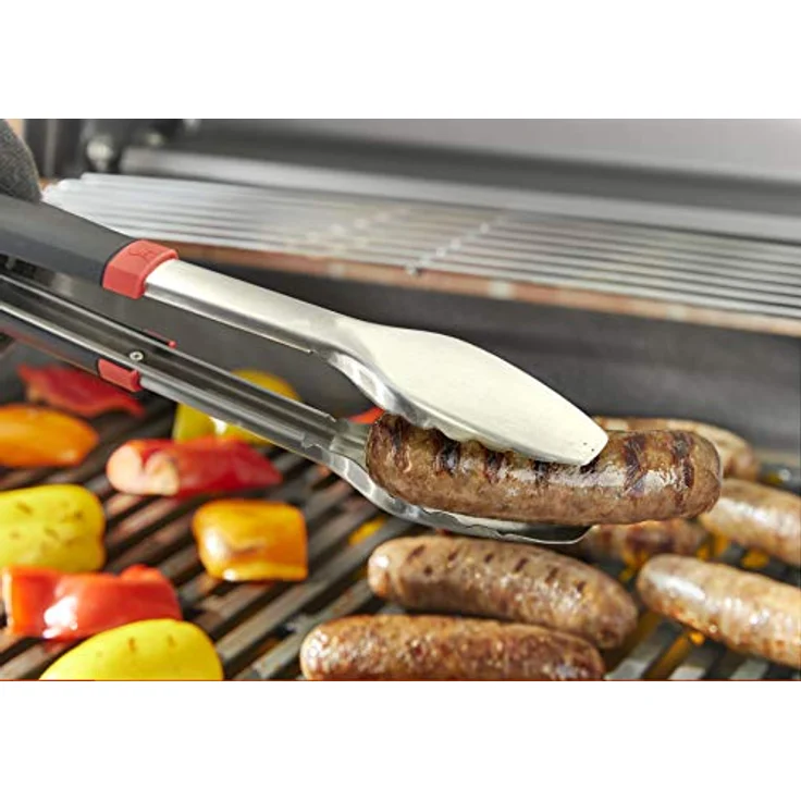 Weber Grillset, zwei Teile - Grillzange und Wender, Edelstahl, komfortable Griffe, spülmaschinenfest – Bild 4