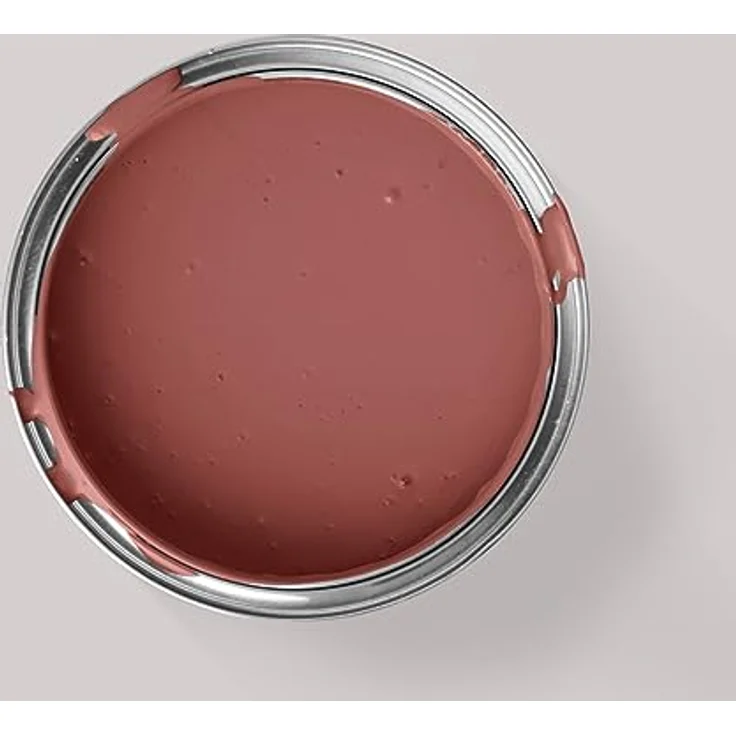 MissPompadour Wandfarbe Rot mit Himbeere, abwaschbare und scheuerbeständige Farbe, 1 L, hohe Deckkraft, wasserbasiert – Bild 2