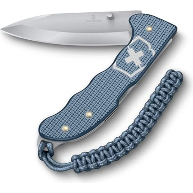 Victorinox Evoke Alox Limited Edition 2026, Taschenmesser mit 5 Funktionen, groß, Swiss Made, Edelstahlklinge 10 cm, Glacial Blue, inkl. Geschenkbox – Bild 3