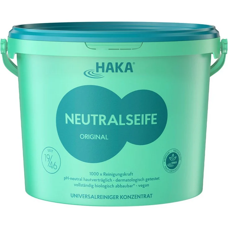 HAKA Neutralseife Original Universalreiniger 5kg Eimer Allzweckreiniger, 100% biologisch abbaubar, pH-neutral, vegan – Bild 1