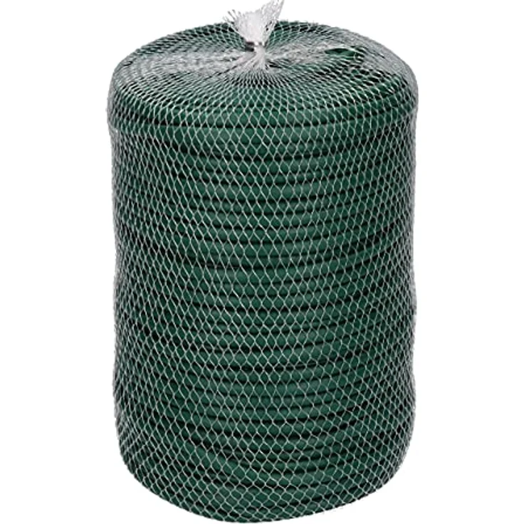 GARDENIX Bindeschlauch Hohlschnur 3.9mm x 30m, flexibles Bindematerial in Grün für Pflanzenstützen – Bild 2