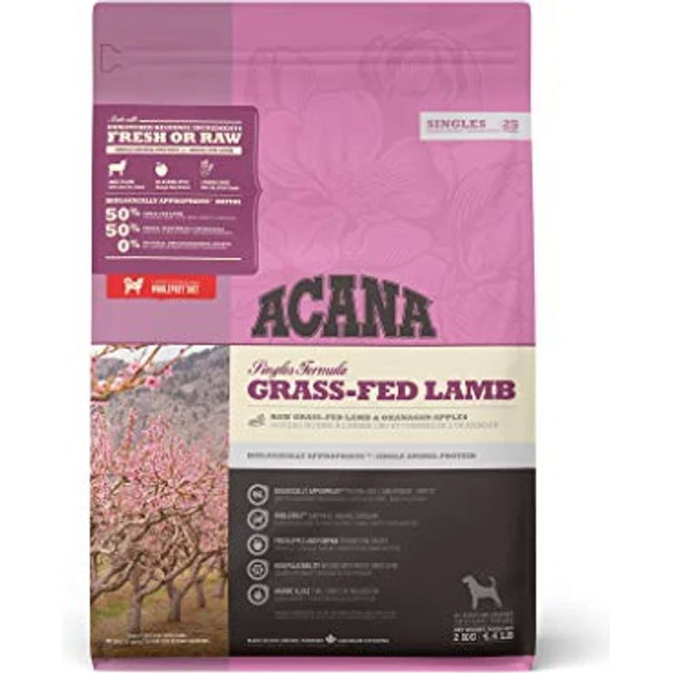Acana Singles Grass-fed Lamb & Okanagan Apple Dog - 2 kg – Bild 1