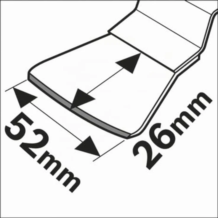 Bosch Accessories Starlock ATZ 52 SFC, HCS Schaber für Elektrowerkzeuge, 10er Pack zur Entfernung von Teppichkleber und Farbe – Bild 4