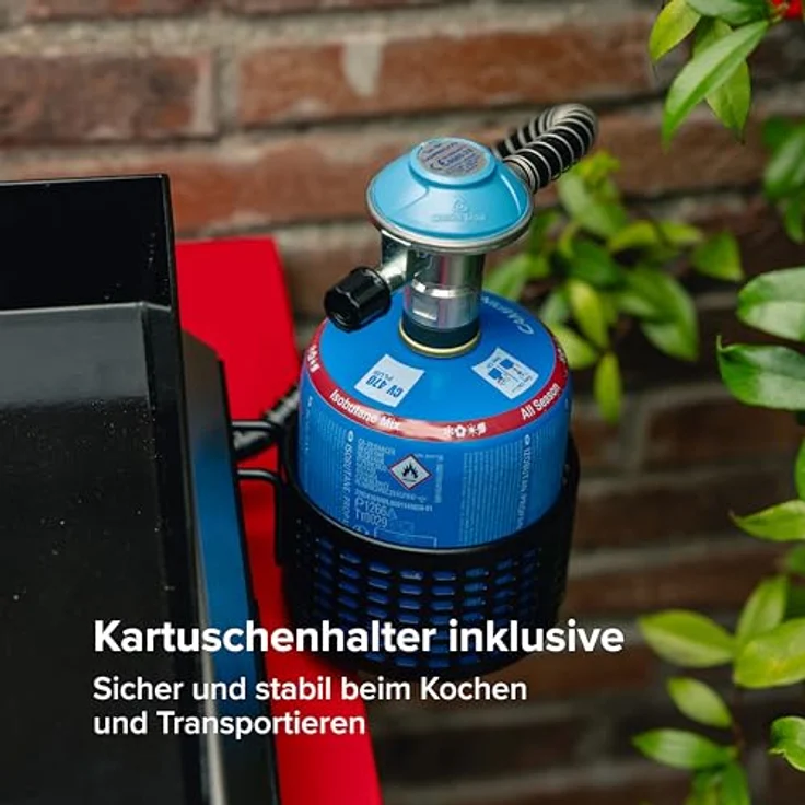 Campingaz Othello 1 CV Gas-Plancha-Grillplatte, 2,8 kW Kochplatte mit emaillierter Stahloberfläche und BlueFlame-Technologie, tragbarer Tischgrill, einfache Reinigung – Bild 5