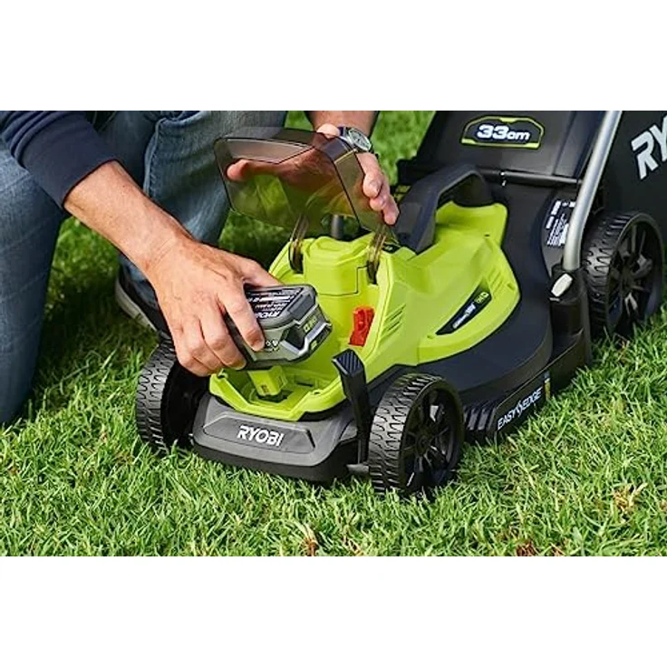 Ryobi Akkurasenmäher ONE+ 18 V, 33 cm Schnittbreite, inkl 2x4,0 Ah Akku & Ladegerät, (Komplett-Set) – Bild 2