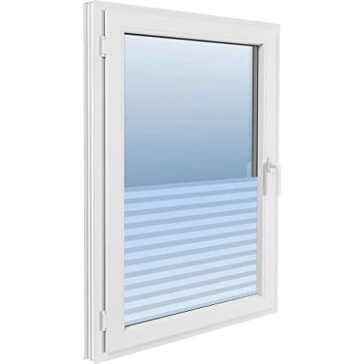 Fensterfolie Sichtschutzfolie Streifen Selbstklebend 0,9x10 m – Bild 5