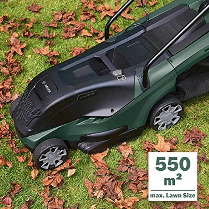 Bosch Elektro Rasenmäher UniversalRotak 550 - 1300 W, Schnittbreite: 37 cm, Rasenflächen bis 550 m², im Karton, Generation 5.2 – Bild 6