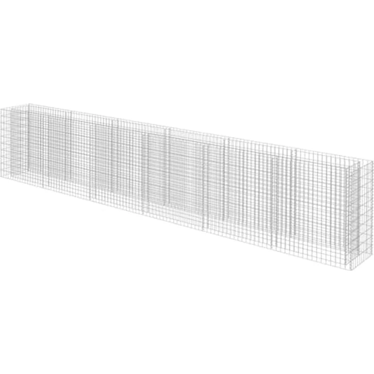 vidaXL Gabionen-Hochbeet Verzinkter Stahl 540×50×100 cm – Bild 2