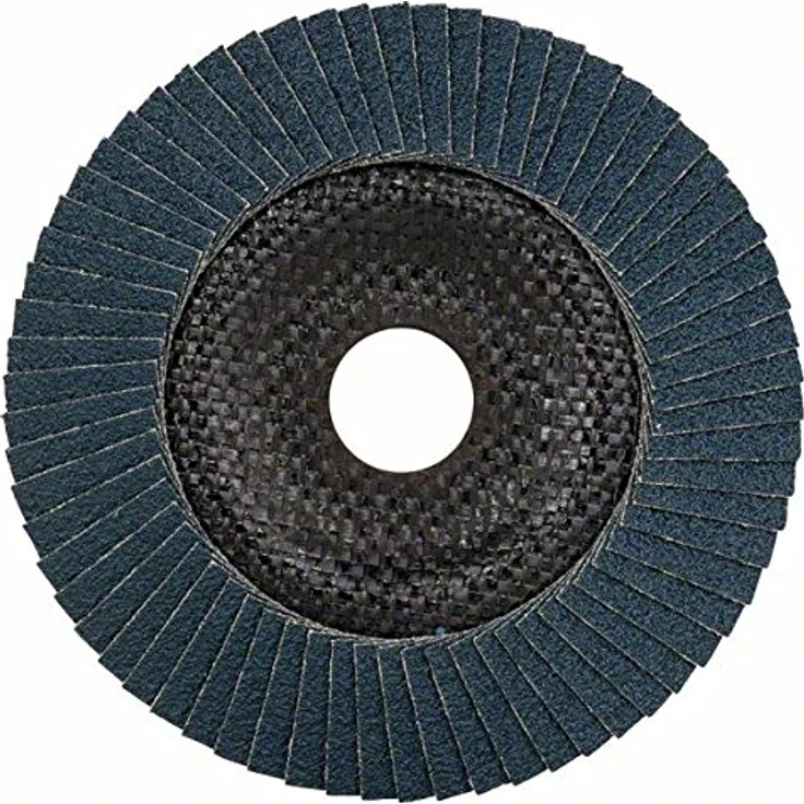 Bosch DIY Fächerschleifscheibe (für Winkelschleifer verschiedene Materialien, bombierte Ausführung, Ø 125 mm, Körnung 60) - Preisvergleich – Bild 2