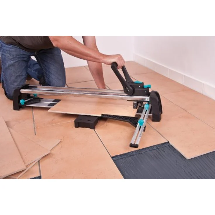 wolfcraft TC 670 Expert Fliesenschneider 5555000 – Fliesenschneidemaschine mit Winkelanschlag – Für Wand- und Bodenfliesen – 670mm Schnittlänge – Bild 4