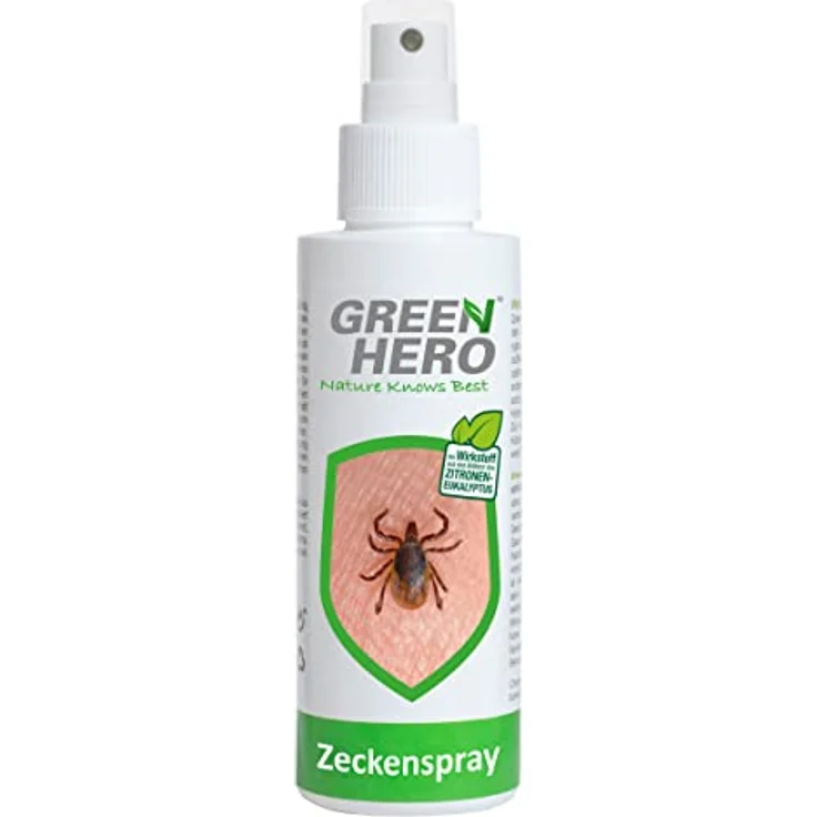 Green Hero Zeckenspray schützt zuverlässig vor Zecken, Mücken & Moskitos 100ml Zeckenschutz mit dem gut duftendem Wirkstoff EC-Öl, geeignet für Erwachsene und Kinder ab dem 6. Monat – Bild 1