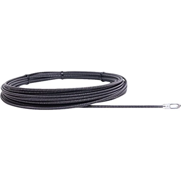 Runpotec Metallspirale 25 m, Durchmesser 4 mm inklusive Spezialösenkopf, 30013