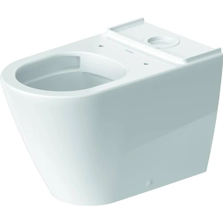 Duravit D-Neo Stand WC für Kombination, Tiefspüler, spülrandlos, 370x580 mm, 200209, Farbe: Weiß - 2002090000 – Bild 9