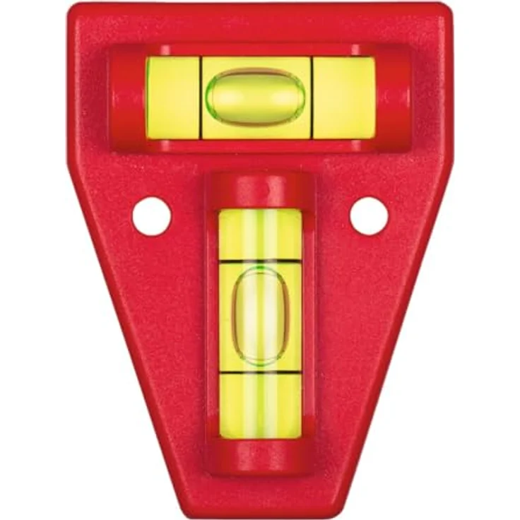 BMI Kreuzwasserwaage 60mm, Kunststoff mit 2 Libellen, Genauigkeit ± 1 mm/m – Bild 1