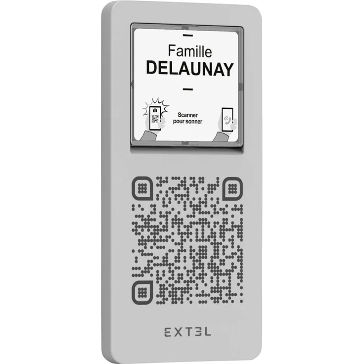Extel Q-AIR Video-Sprechanlagen-Set für Smartphone-Anbindung, kabellos und ohne Installation