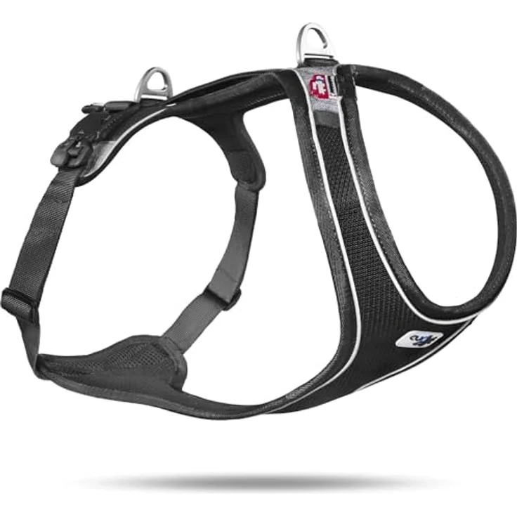 Curli Magnetic Belka Comfort Harness Black M - Hundegeschirr mit magnetischen Schnallen und 3D Comfort Fit – Bild 1