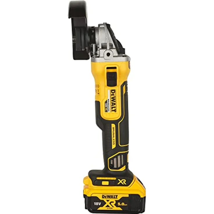 DeWalt 18V 125mm Akku-Winkelschleifer DCG405P3, 3x Akku 5,0 Ah 125 mm Akku – Bild 5