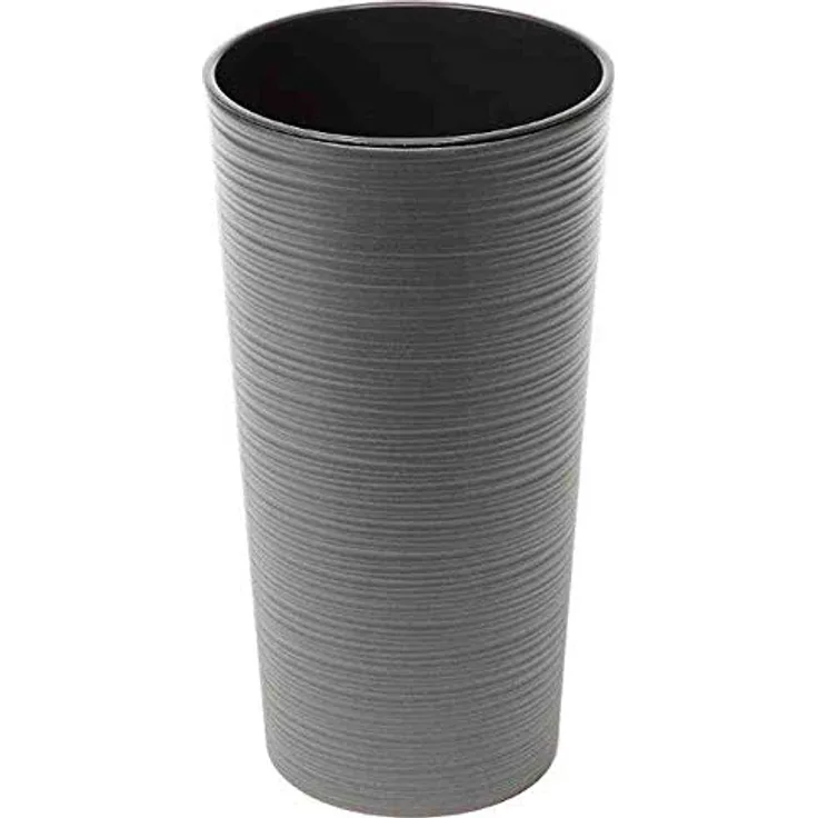 Siena Garden Pflanzgefäß Locon graphit Kunststoff 25 cm