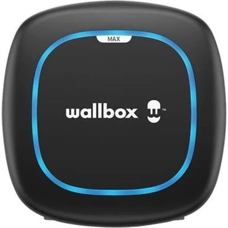 Wallbox Pulsar Max, AC-Ladestation mit 22 kW Ladeleistung, 7 m Typ 2 Kabel, Schwarz, Smart Charging Funktionen