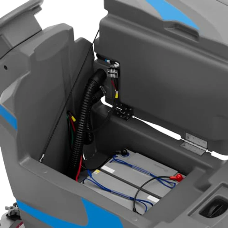 Ulsonix Akku Scheuersaugmaschine, handgeführte Kehrmaschine mit 85 cm Arbeitbreite, für Flächen bis 2000 m²/h – Bild 4