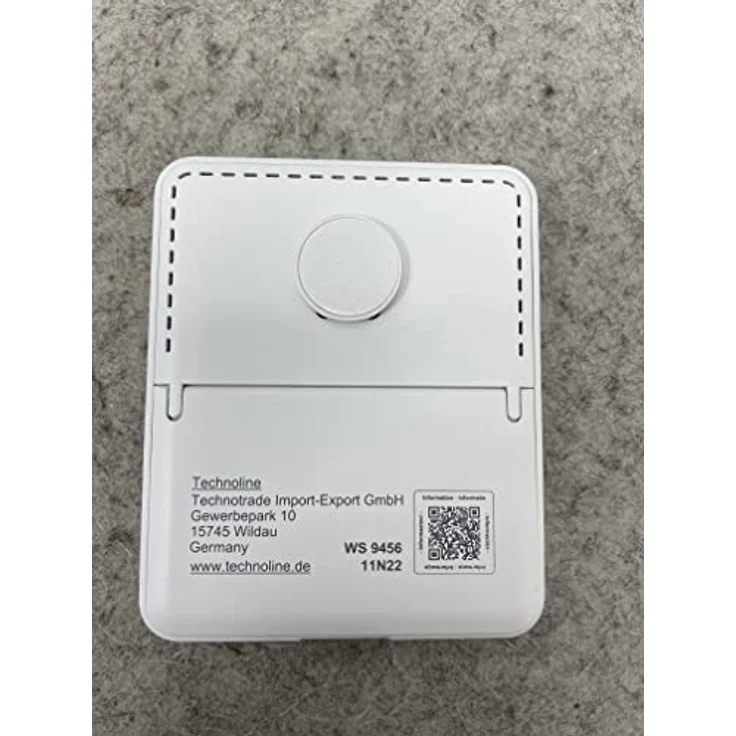 TECHNOLINE ES 9456 Thermo-Hygrometer, kompakt mit Magnethalterung, Temperatur -9,9°C bis 49,9°C, Luftfeuchtigkeit 20% - 95%, orange Hintergrundbeleuchtung – Bild 8