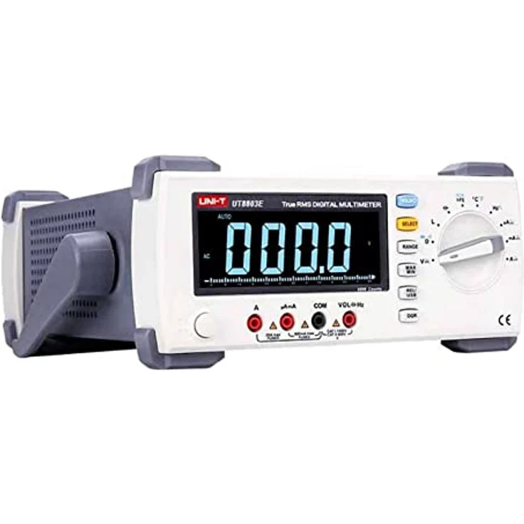 UNI-T UT8803E 100kHz 6000 Digits TRMS Digital-Tischmultimeter mit EBTN-Display, AC/DC, Leseauflösung 3⅚, Schnellste Testrate 3rdgs/s, USB, schwarz – Bild 2