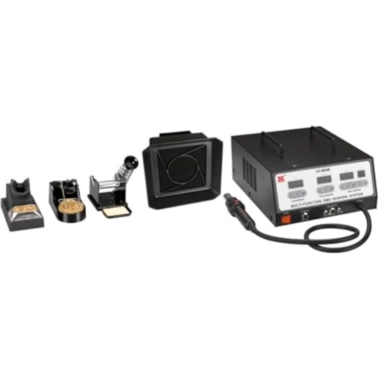 Velleman Multi-Function SMD Rework Station, 900 W mit Heißluftfunktion und Vakuumschalter, präzise Temperaturkontrolle ±3°C – Bild 2