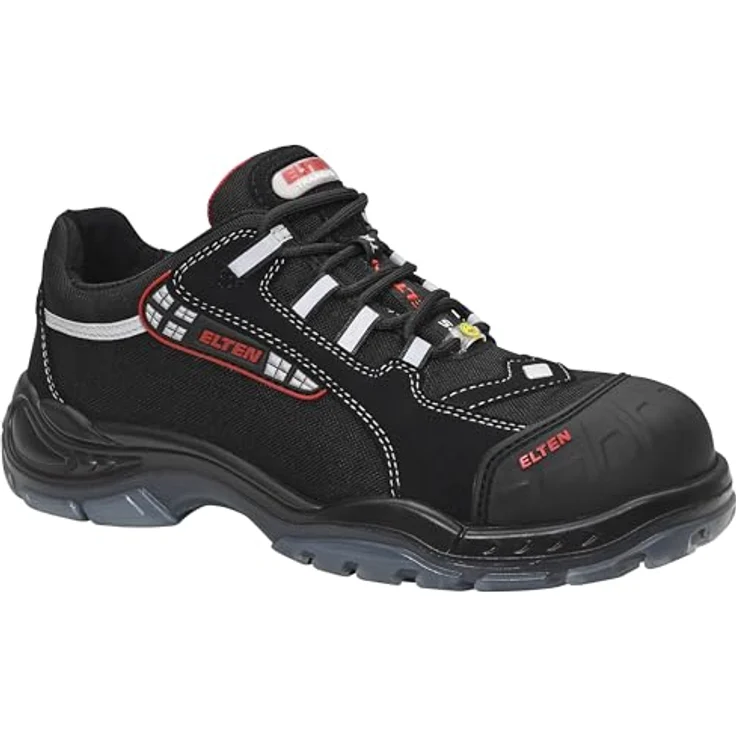 ELTEN Sicherheitsschuh Halbschuh SENEX Pro ESD, S3, Geschlossene, gepolsterte Lasche, Größe 39, Schwarz – Bild 2