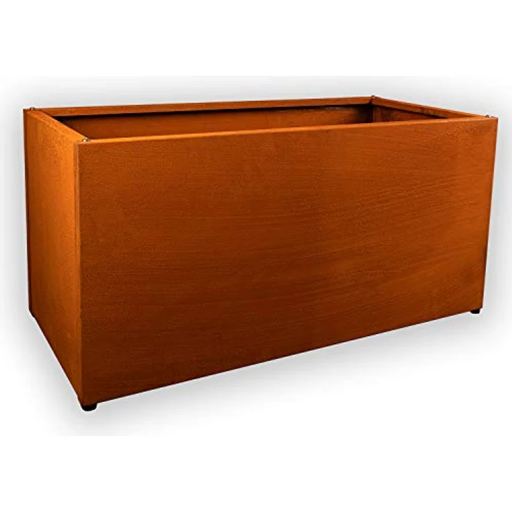 Köhko® Designer Hochbeet Rahmen (Ohne Boden) aus Cortenstahl als Bausatz TROG 80x40x40 cm… – Bild 3